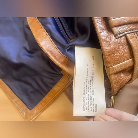 VINTAGE Y2K Juicy Couture Brown Leather
Shoulder Bag - Picture 5 of 8